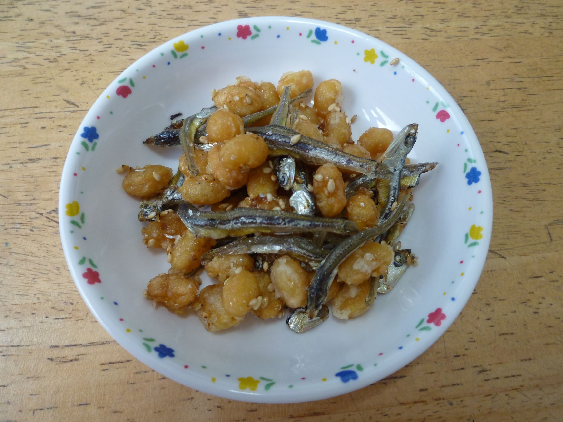 揚げ大豆の小魚がらめ